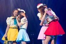 左から森詩織、増井みお、奥仲麻琴、安斉奈緒美。