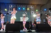東京女子流「4th JAPAN TOUR 2014」東京・日比谷野外大音楽堂公演の様子。