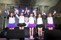東京女子流「4th JAPAN TOUR 2014」東京・日比谷野外大音楽堂公演の様子。