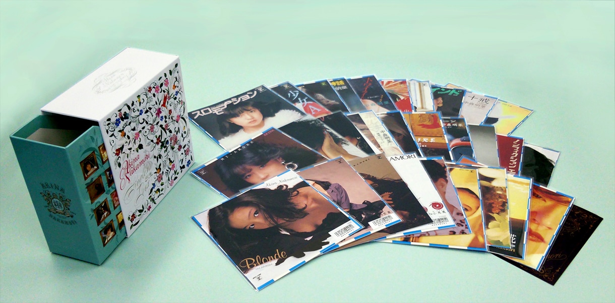中森明菜「シングルス・ボックス 1982-1991」見本