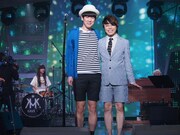 「新堂本兄弟」収録時のカジヒデキとT.M.Revolution。