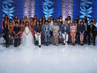 「MUSIC FAIR」トーク収録の様子。