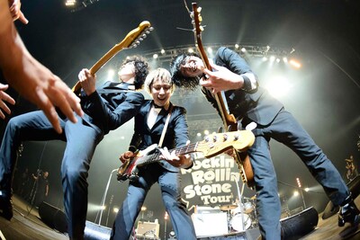 THE BAWDIES「～The 10th Anniversary～ Like a Rockin' Rollin' Stone Tour」の様子。（撮影：橋本塁 -SOUND SHOOTER-）