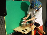 「RICE BALL」映像制作の様子。