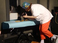 「RICE BALL」映像制作の様子。