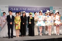 「2014乃木坂 JUNE BRIDE フェスティバル」プレスイベントの様子。