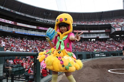 廣田あいか投手、満面のVサイン。