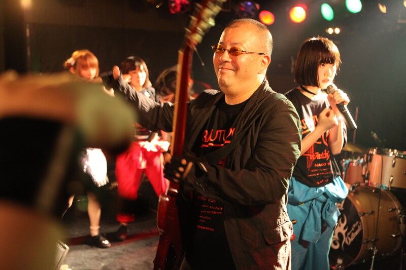 クラウトうどんショー(非常階段 / ゆるめるモ! / マツイ)の様子。(撮影:月夜野ヒズミ)