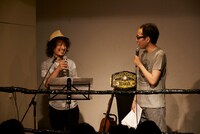 左から高田漣、清野茂樹。