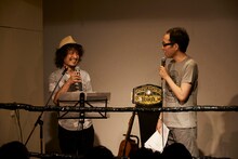 左から高田漣、清野茂樹。