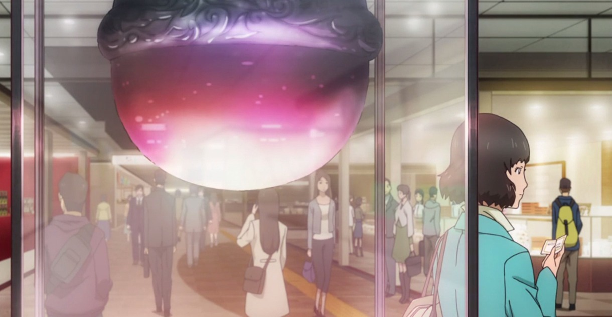 短編アニメ「時季（とき）は巡る～TOKYO STATION～」のワンシーン。