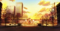 短編アニメ「時季（とき）は巡る～TOKYO STATION～」のワンシーン。
