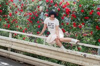 銀杏BOYZ & keisuke kanda 特設サイトに掲載されているモデル着用写真。