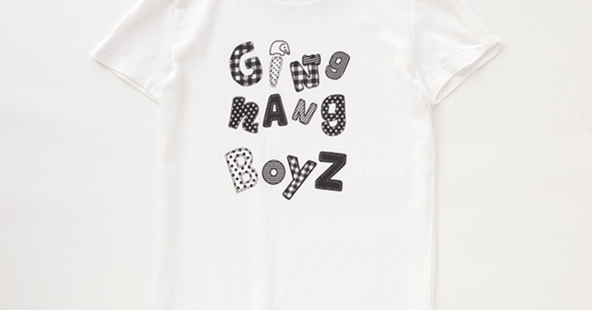 銀杏BOYZ & keisuke kanda「『GiNg nANg BoyZ』のTシャツ」ホワイト 