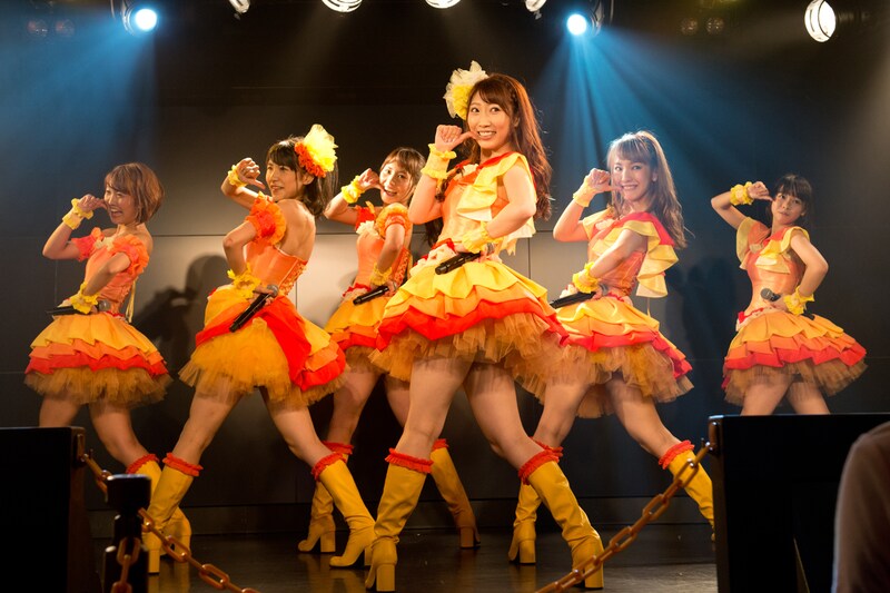 愛乙女★DOLL「セツナツ、ダイバー」初披露の様子。