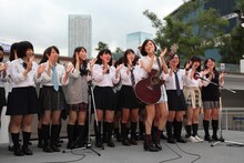 大原櫻子「大原櫻子（from MUSH&Co.）プレミアムお披露目フリーライブ～東京編～」の様子。