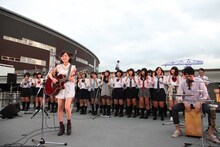 大原櫻子「大原櫻子（from MUSH&Co.）プレミアムお披露目フリーライブ～東京編～」の様子。