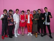 「僕らの音楽」出演時の三代目 J Soul Brothersとフジテレビアナウンサー加藤綾子。