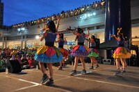 チームしゃちほこフリーライブの様子。