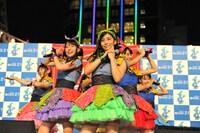 チームしゃちほこフリーライブの様子。