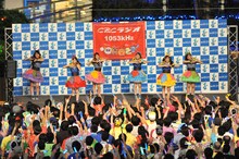 チームしゃちほこフリーライブの様子。