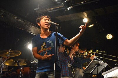 「柴山一幸 4thアルバム『君とオンガク』発売記念ライブ」の様子。