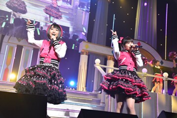 「1st Live Blu-ray キュートでポップなトゥインクル戦士☆プチミレディ」の様子。