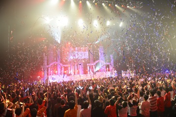 「1st Live Blu-ray キュートでポップなトゥインクル戦士☆プチミレディ」の様子。