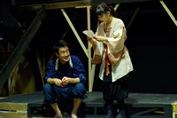 舞台「PEACH BOYS」公開稽古の様子。