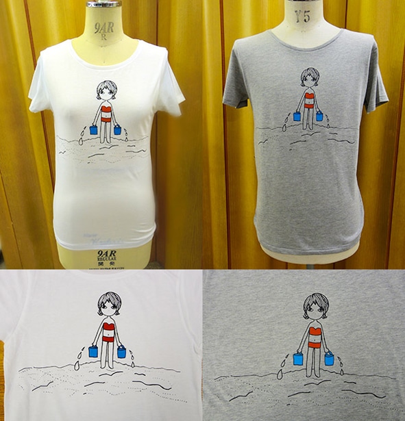 7月9日に開催されるワンマンライブで販売される小島麻由美オリジナルTシャツ見本。