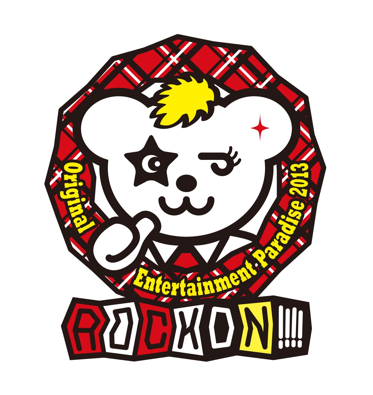 「Original Entertainment Paradise 2013 ROCK ON !!!!」ロゴ