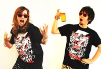 「TAKEROCK FES at AKASAKA BLITZ」Tシャツ着用イメージ。