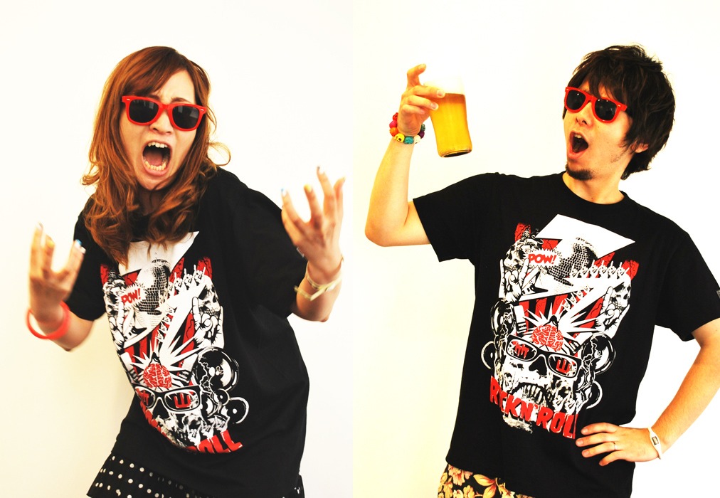 「TAKEROCK FES at AKASAKA BLITZ」Tシャツ着用イメージ。