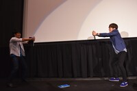 左から野島健児、小野賢章。