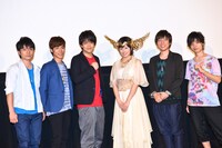 今週の人気画像7位は「あーりん、深夜の聖闘士星矢祭りに突如登壇」より、「聖闘士星矢 LEGEND of SANCTUARY」のオールナイトイベントの舞台挨拶の様子。