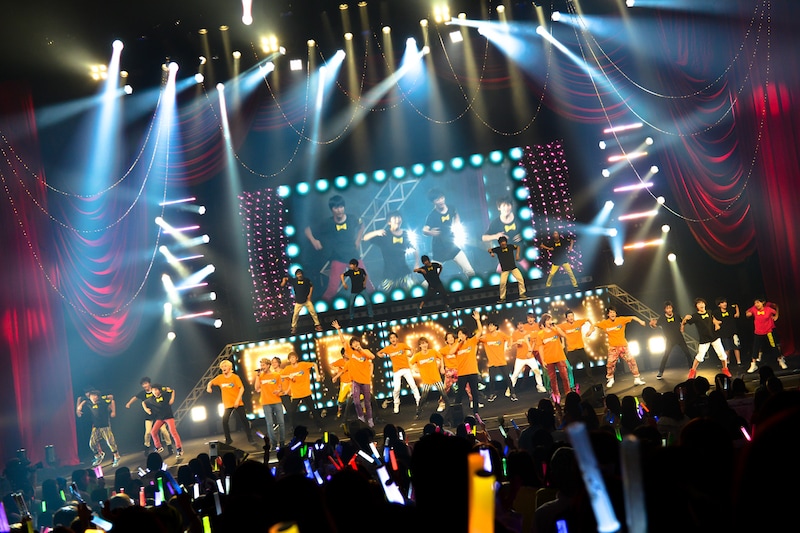 「EBiDAN THE LIVE ～ 飛び出すEBi本 2014 Summer Party ～」全出演者のコラボステージ。