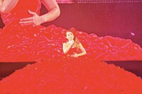 「ayumi hamasaki PREMIUM SHOWCASE ～Feel the love～」国立代々木競技場第一体育館公演の様子。