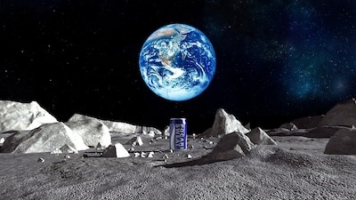 「LUNAR DREAM CAPSULE PROJECT」月面到着イメージ。