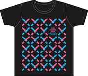 「でんぱ組.inc Tシャツ2014 黒」表デザイン