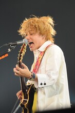 金廣真悟（Vo, G / グッドモーニングアメリカ）（Photo by Sachie Hamaya）