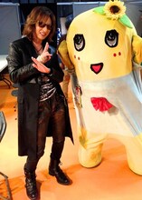 YOSHIKIとふなっしー。