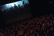 東京・Zepp Tokyoで行われた「BABYMETAL WORLD TOUR 2014」イギリス・The Forum公演ライブビューイングの様子。