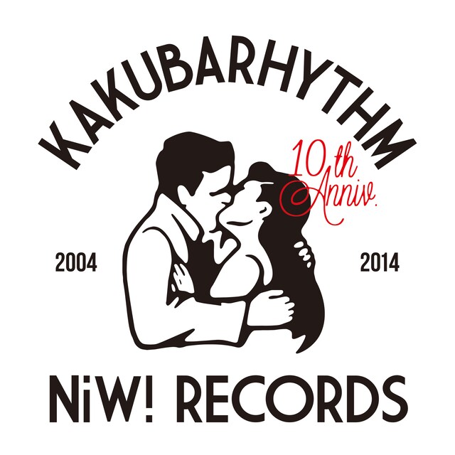 「LIQUIDROOM 10th ANNIVERSARY kakubarhythm meets Niw! Records 2014」ロゴ