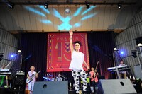 「PUSHIM SUMMER SPECIAL !!! 15th ANNIVERSARY LIVE IN 野音」東京公演のPUSHIM。