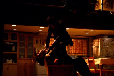 舞台「母に欲す」公開舞台稽古の様子。