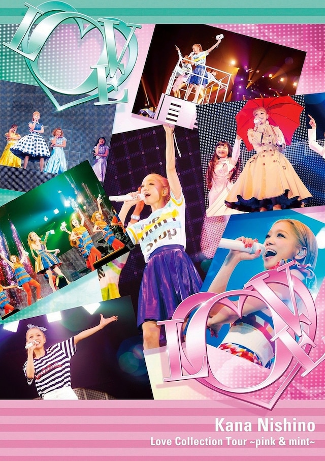 西野カナ「Love Collection Tour ～pink & mint～」DVD通常盤ジャケット