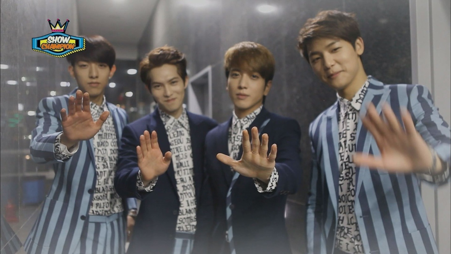 「K-POP BEST LIVE SELECTION "SHOW CHAMPION"」のワンシーン。 (c)MBC+MEDIA
