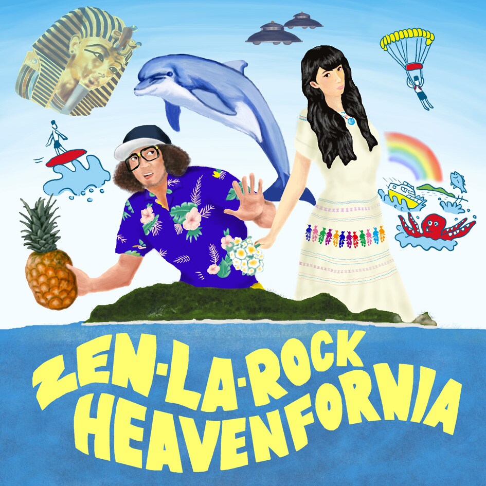 ZEN-LA-ROCK「HEAVEN FORNIA EP」ジャケット