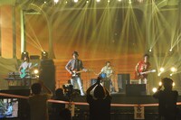 ウルフルズのリハーサルの様子。