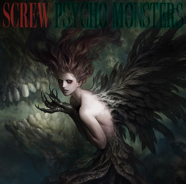 SCREW「PSYCHO MONSTERS」通常盤ジャケット